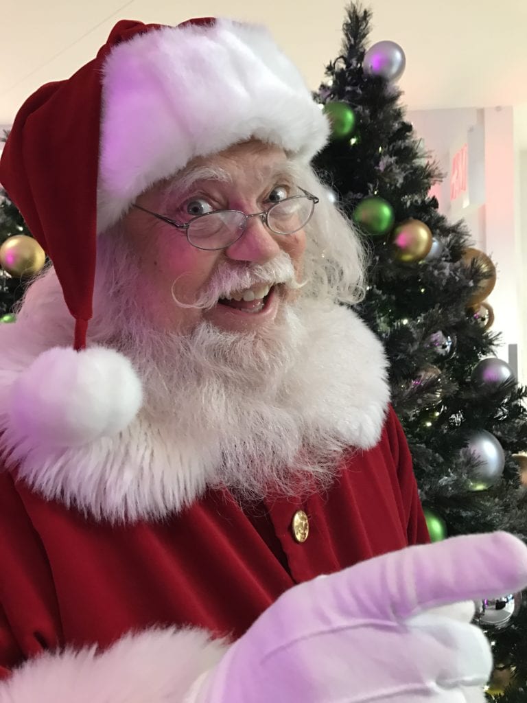 Close-up of Santa Roger